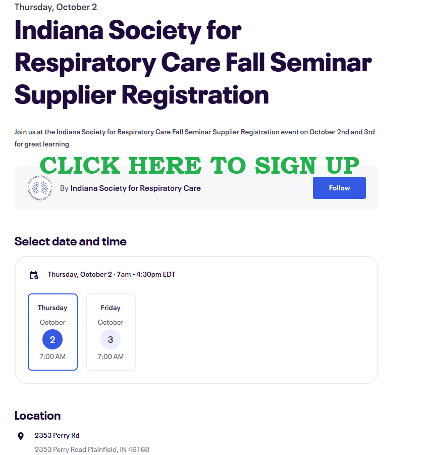 2025 ISRC Vendor Sign up